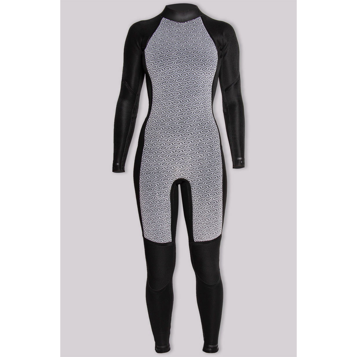 4/3mm SisstrEvolution 7 SEAS Back Zip Full Wetsuit for Men & Women - Premium Black Heather Neoprene Diving Suit for Surfing, Scuba Diving & Water Sports