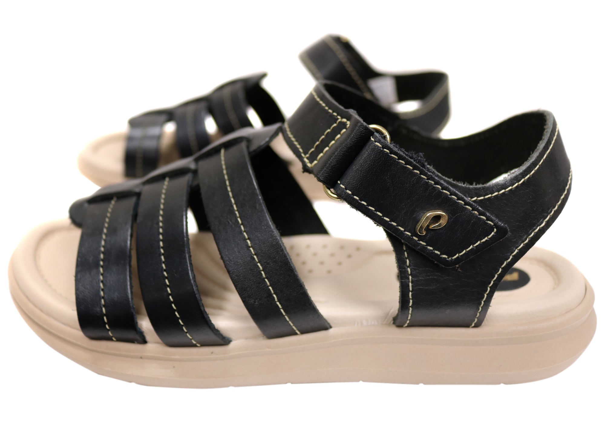 Pegada Pina Women's Comfortable Leather Sandals - Handmade in Brazil - Perfect for Beach, Vacation & Summer Outfits
