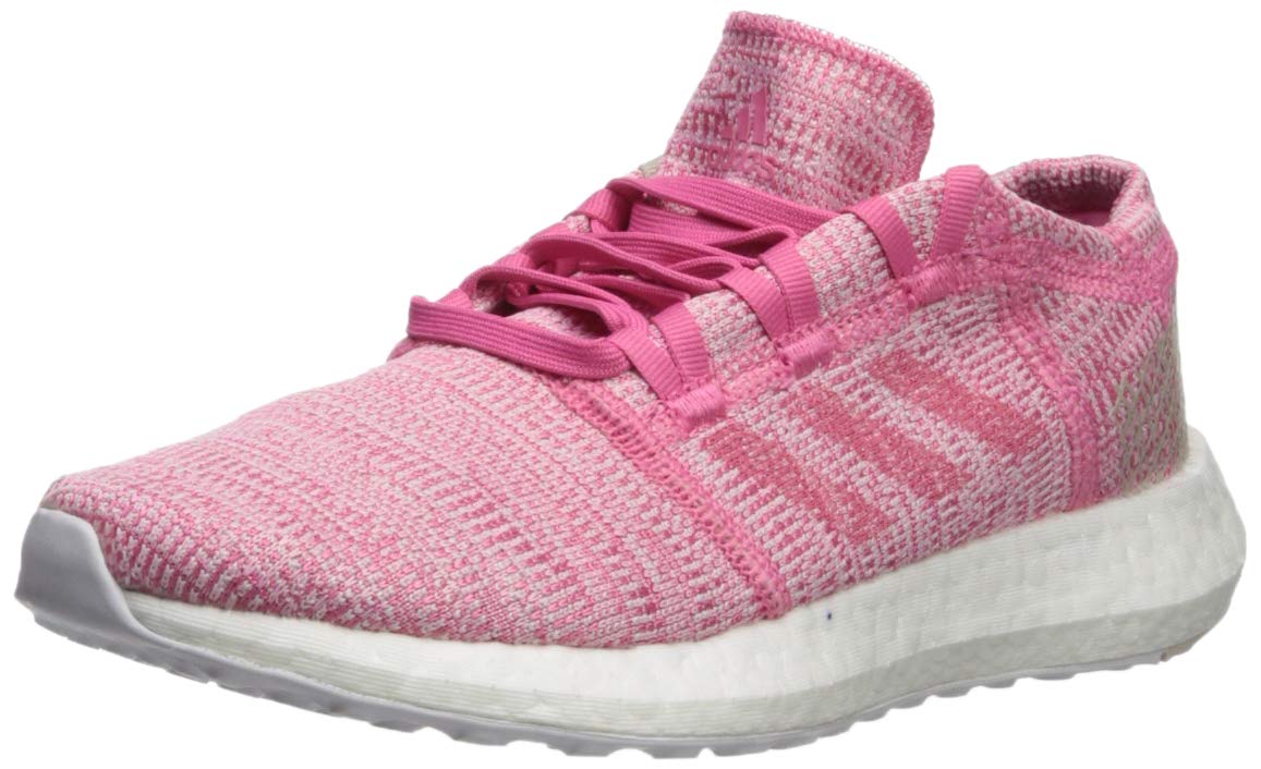 Adidas Kids Girls Pureboost Go Running Sneakers - Light Pink for Comfort & Performance | Perfect for School, Sports & Daily Activities