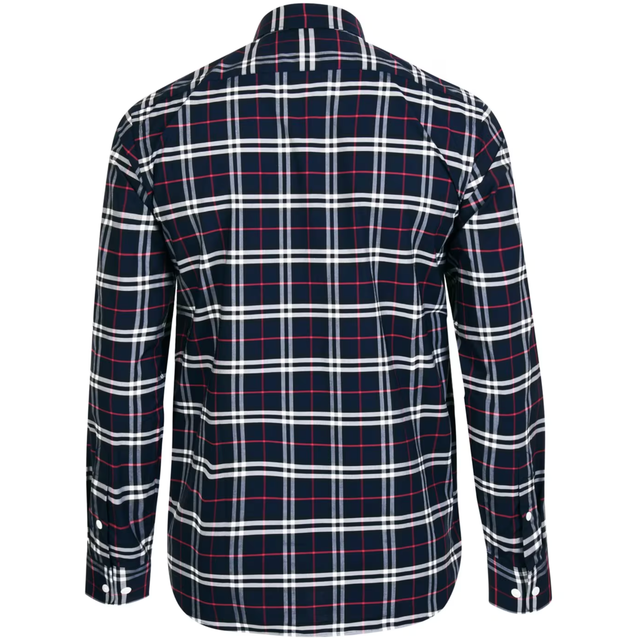 Burberry Navy Simpson Shirt for Men - Classic Cotton Dress Shirt with Button Down Collar | Perfect for Business, Office & Formal Occasions