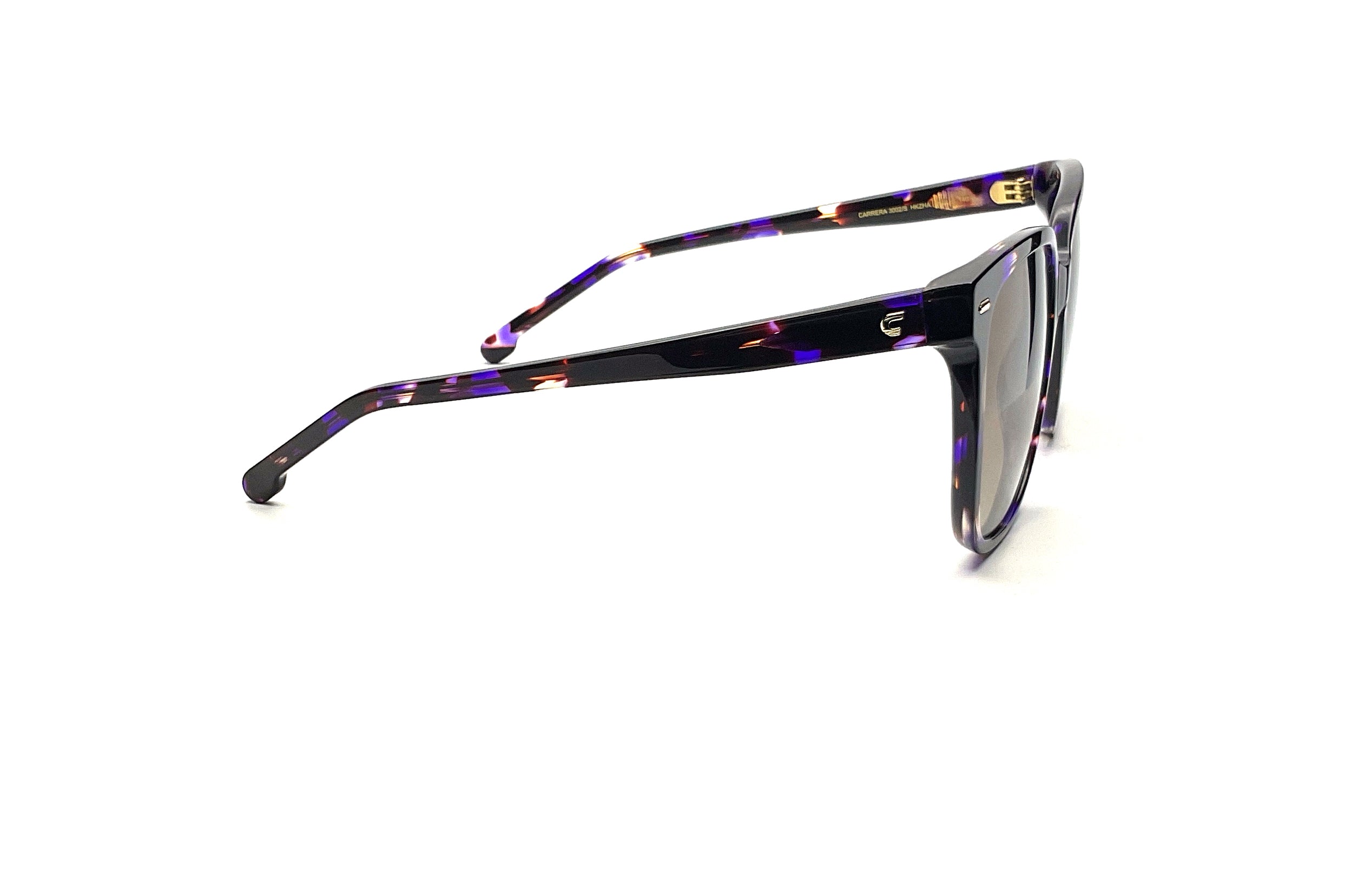Carrera 3002 Violet Havana Sunglasses - Polarized UV Protection for Men & Women - Perfect for Driving, Beach & Outdoor Activities