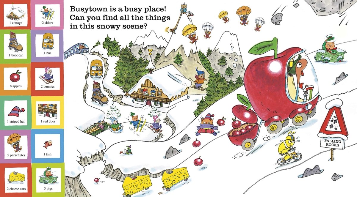 Richard Scarry's Busytown Seek and Find Book - Fun Children's Picture Puzzle Activity for Early Learning & Family Game Night | Perfect for Toddlers Ages 3-5