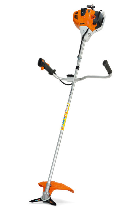STIHL FS 240 Professional 37.7cc Gas Powered Brush Cutter with Straight Shaft & Bike Handle - Ideal for Landscaping, Yard Maintenance & Heavy Duty Weed Cutting