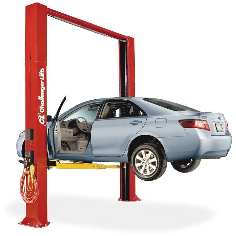 Challenger CL10AV3 10,000 lbs DPC QC Versymmetric 2 Post Car Lift with Dual Pendant & Quick Cycle - Perfect for Auto Repair Shops & Home Garages