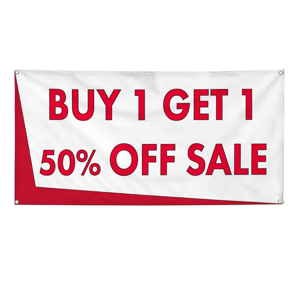 Premium Vinyl Banners - Heavy Duty Weatherproof Outdoor Signs for Business, Yard & Industrial Use - Multiple Sizes (60x144 Inches) with 10 Grommets - Buy 1 Get 50% Off - Perfect for Advertising, Events, Construction Sites & Backyard Decor