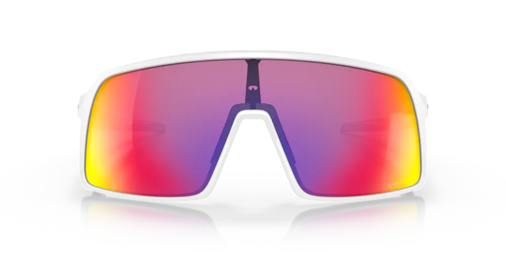 Oakley Sutro S Matte White Sunglasses with Prizm Road Lenses - Cycling, Running & Outdoor Sports Eyewear