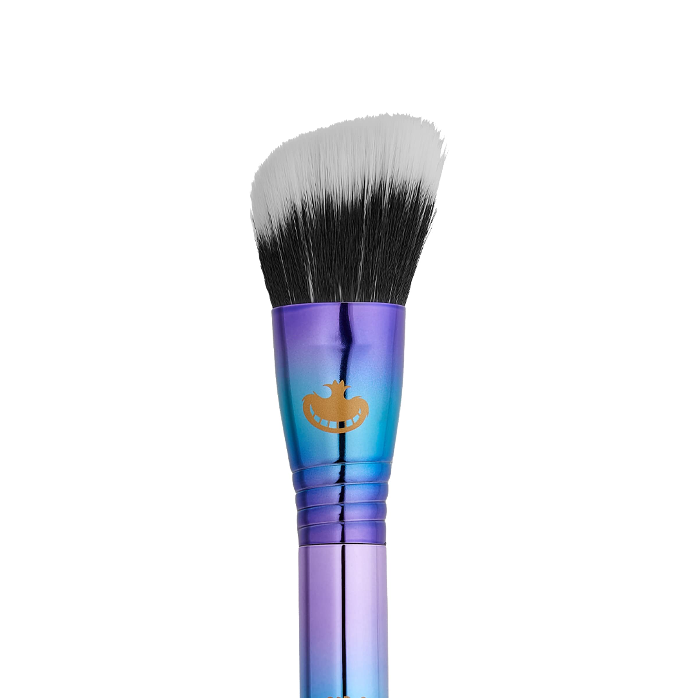 Sigma Beauty & Disney Alice in Wonderland Makeup Brush Set - 5 Piece Hypoallergenic Professional Brush Kit (2 Face Brushes + 3 Eyeshadow Brushes) with Free Beauty Bag - Perfect for Seamless Blending, Contouring & Travel Makeup Application