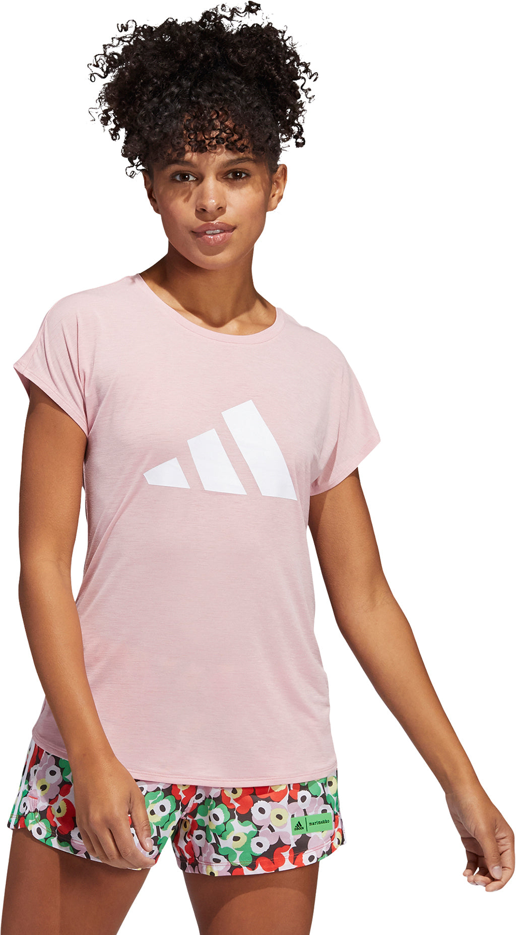 Adidas 3 Stripes Training T-Shirt for Women - Breathable Workout Tee for Gym, Running & Casual Wear