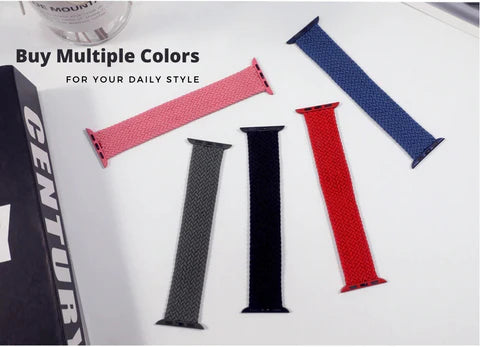 Braided Elastic Bands for Hair - Stretchable Hair Ties for Women & Girls - Soft No Damage Hair Accessories - Perfect for Ponytails, Buns & Workouts