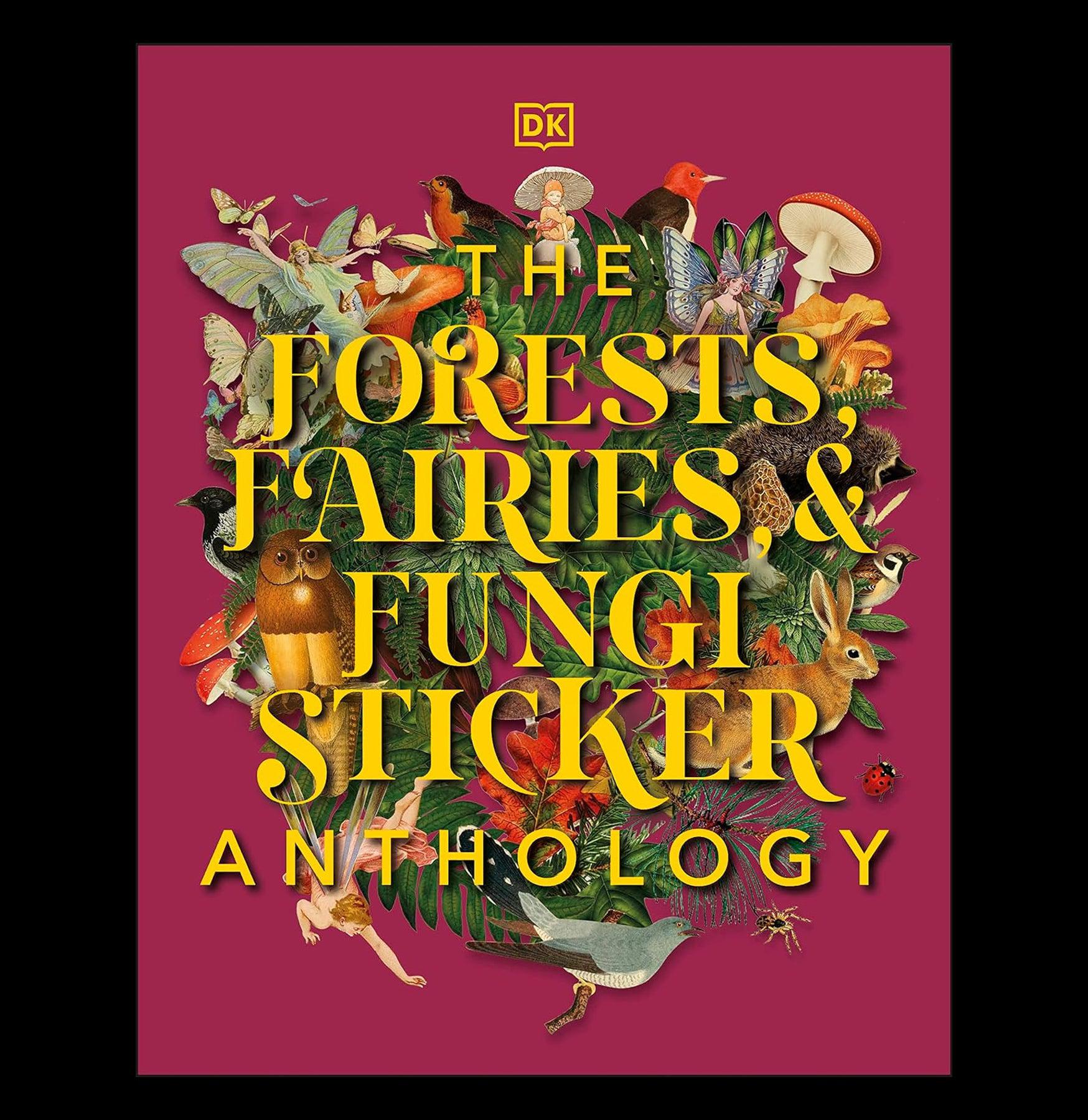 Forest Fairies and Fungi Sticker Book - Creative Stickers for Kids, Nature Lovers & Scrapbooking - Perfect for DIY Crafts, Journaling & Home Decor