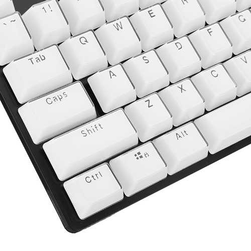ELEMENT 104-Key Ice Crystal Keycaps - Translucent RGB Backlit Keycaps for Mechanical Gaming Keyboards - Perfect for Gaming, Typing & Custom Keyboard Builds