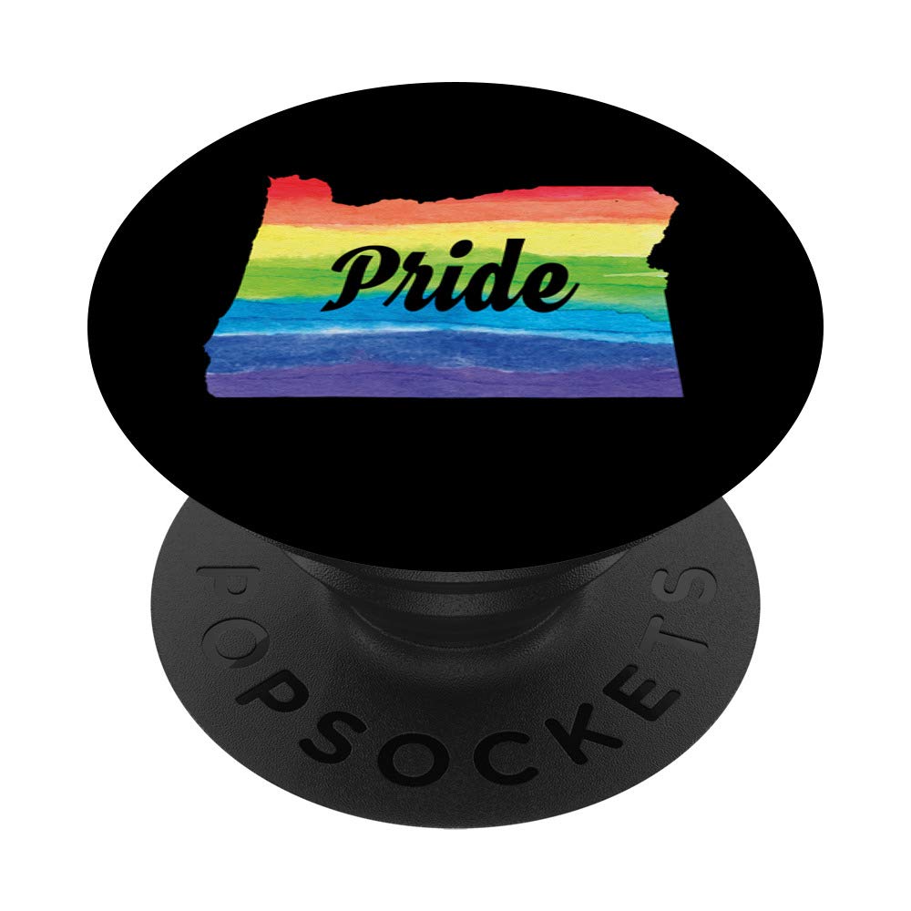 Oregon Gay Pride Rainbow Flag - LGBTQ+ Rights State Black Flag for Parades, Events & Home Decor