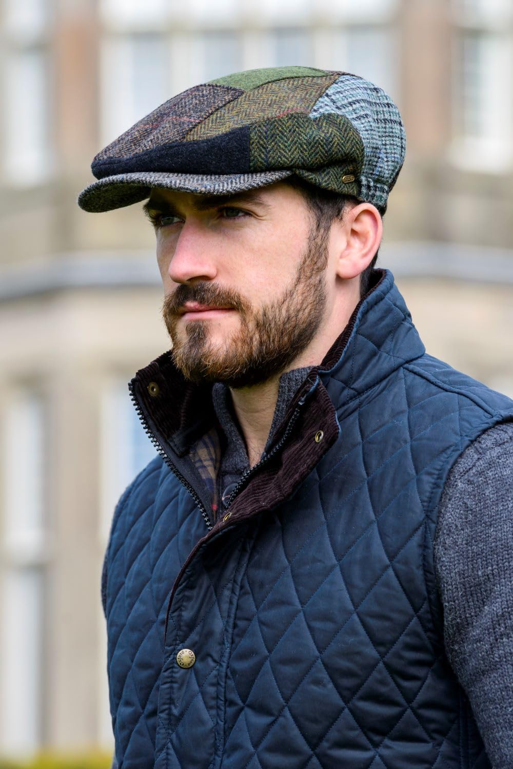 Authentic Irish Wool Kerry Cap by Mucros Weavers - Handmade in Ireland - Perfect for Hiking, Festivals & Cold Weather