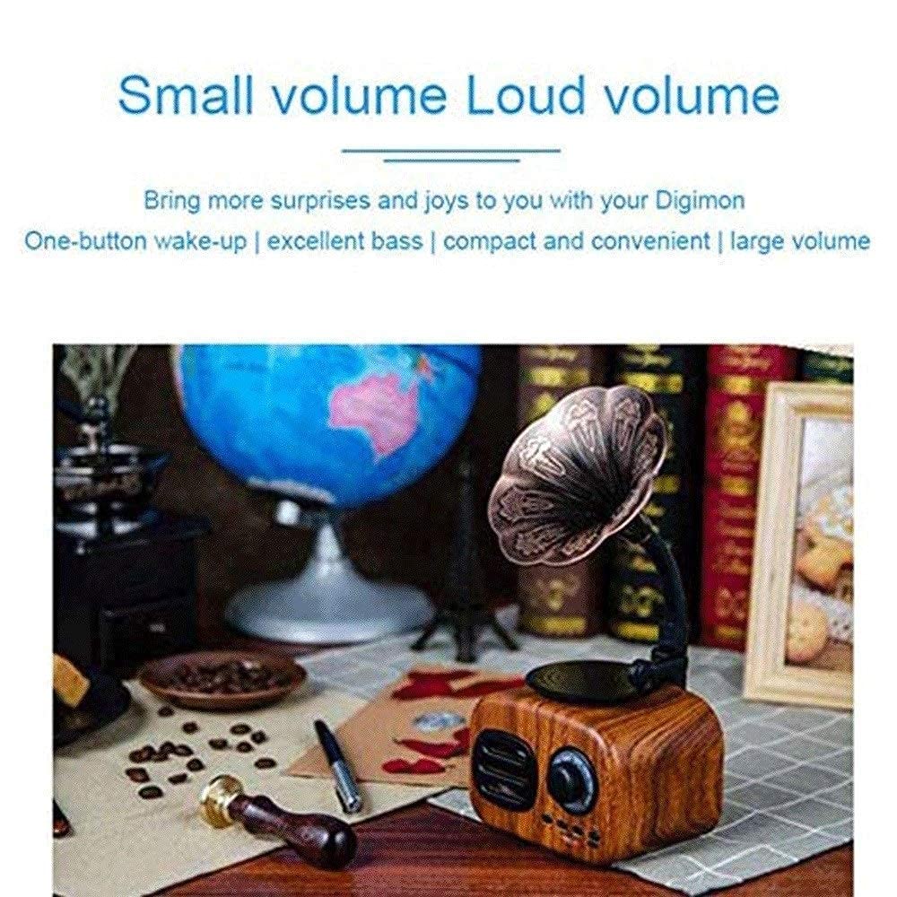 Bluetooth Record Player with Built-in Speakers - Belt-Drive 3-Speed Stereo Turntable, Rechargeable Battery, TF Card Slot - Perfect for Vinyl Lovers, Home & Office Use (Black)