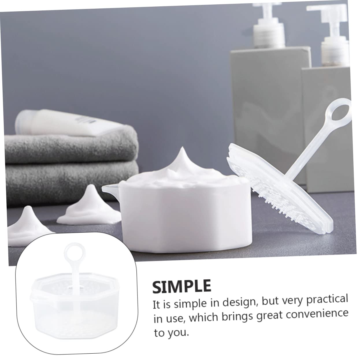 2 Pack Bubble Face Maker - Deep Cleansing Facial Foam Cup for Gentle Skin Care | Perfect for Daily Face Wash & Spa Night Routine