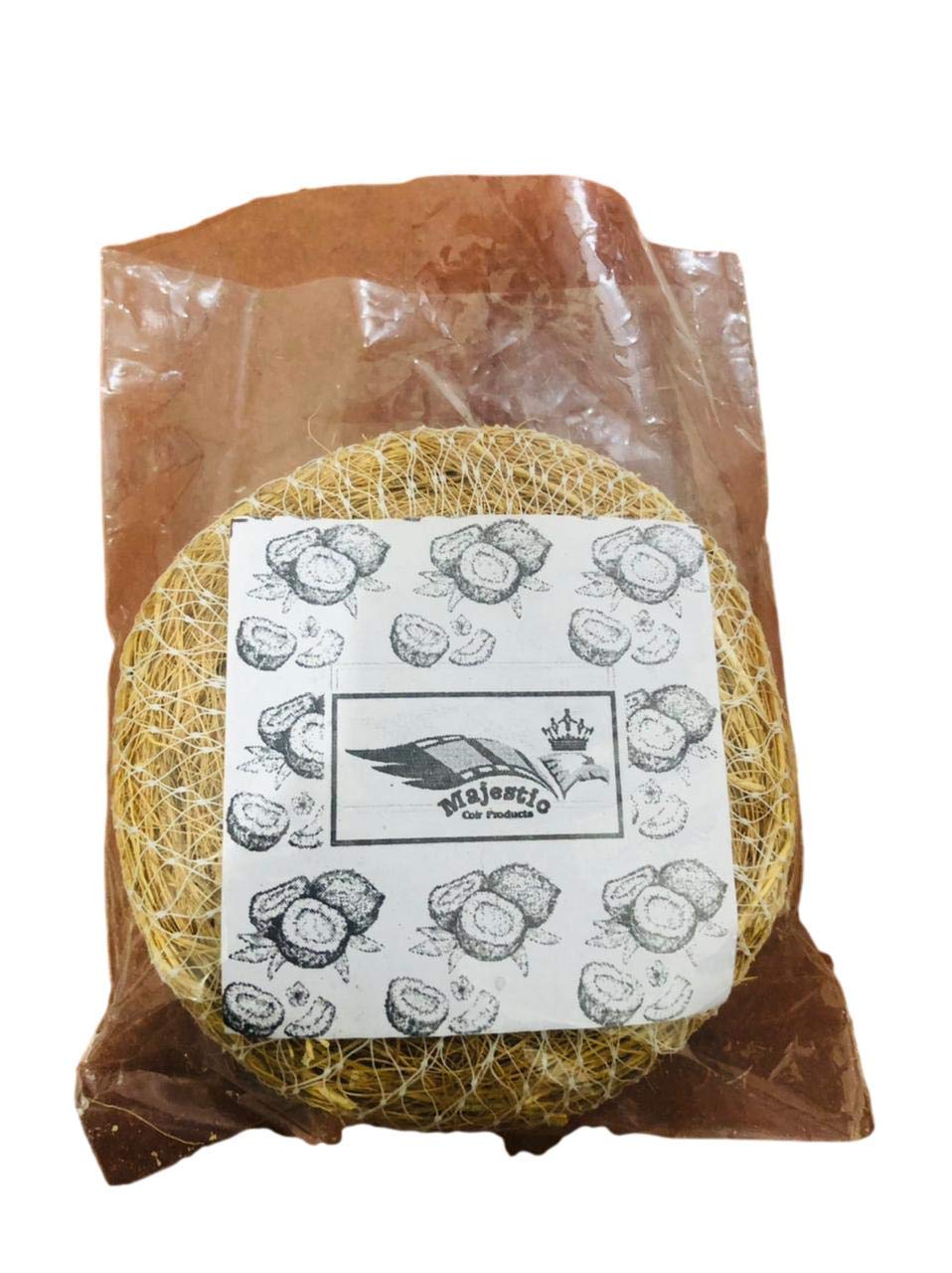 Organic Coconut Coir Bath Scrubber Set of 5 - Exfoliating Body Scrub for Spa, Shower & Dry Brushing - Eco-Friendly Skin Care & Back Scrubber for Men & Women