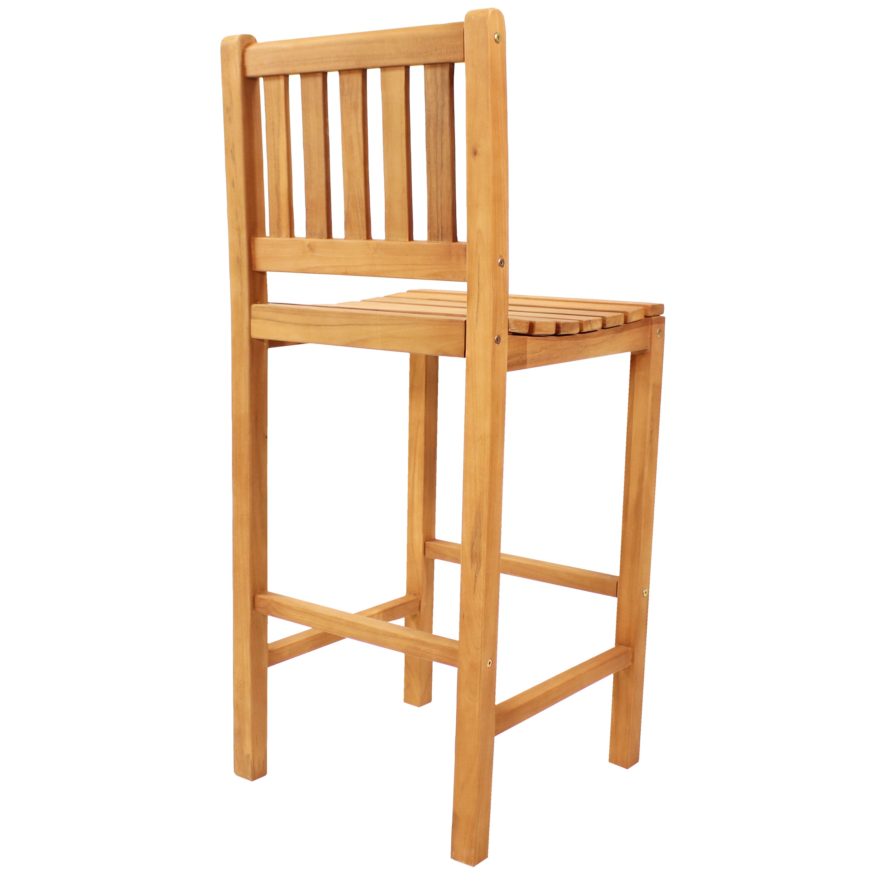 Premium Teak Wood Outdoor Bar Height Chair 43