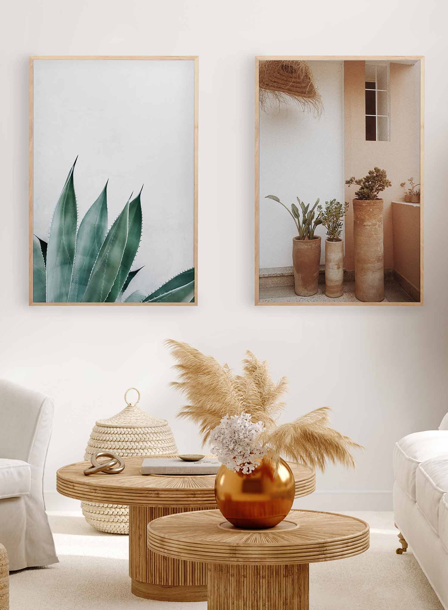 Prickly Leaves Art Print - Unique Botanical Wall Decor for Home, Office & Living Room | Perfect for Nature Lovers & Plant Enthusiasts