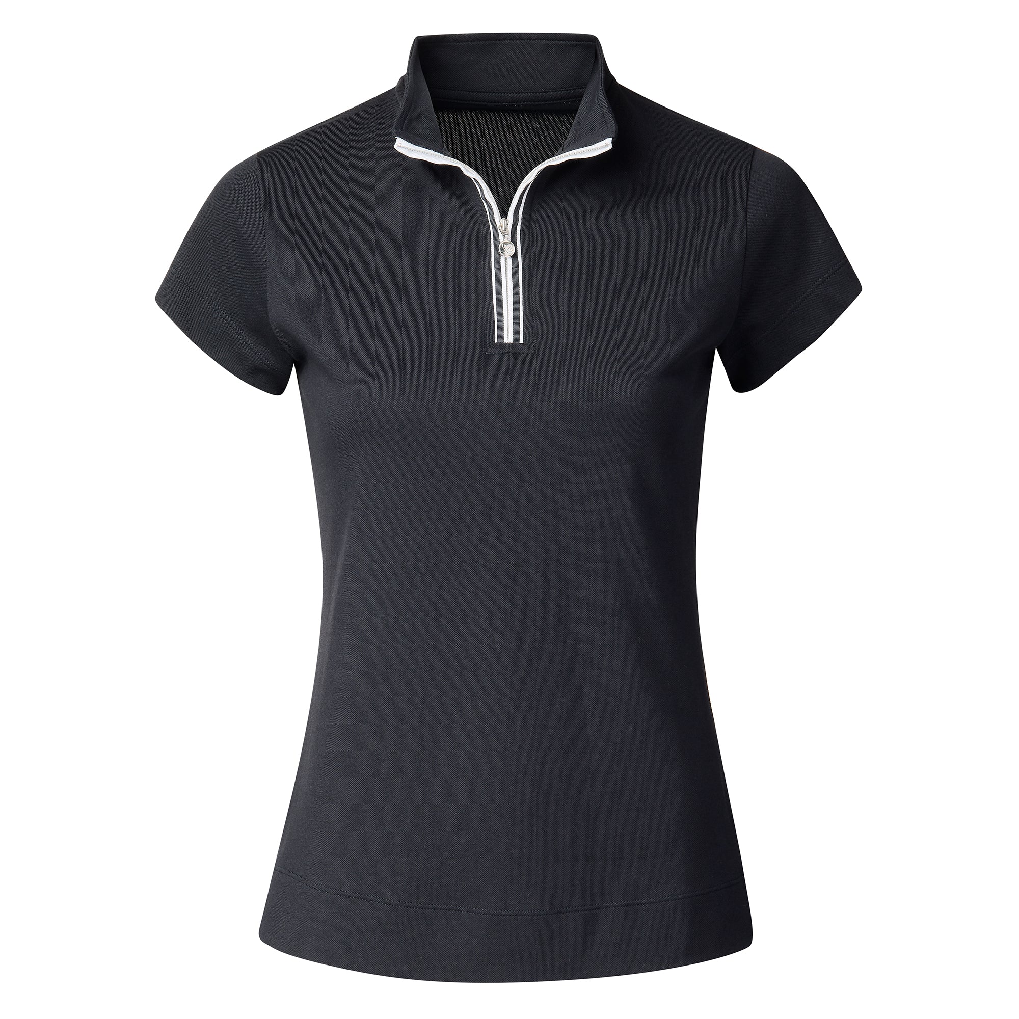 Women's Cap Sleeve Polo Shirt - Breathable Moisture-Wicking Golf Tennis Workout Top for Active Lifestyle | Casual & Athletic Wear