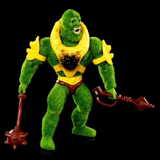Masters of the Universe Origins Moss Man Flocked Action Figure - Collectible He-Man Toy for Display & Play | Perfect for Fans & Collectors
