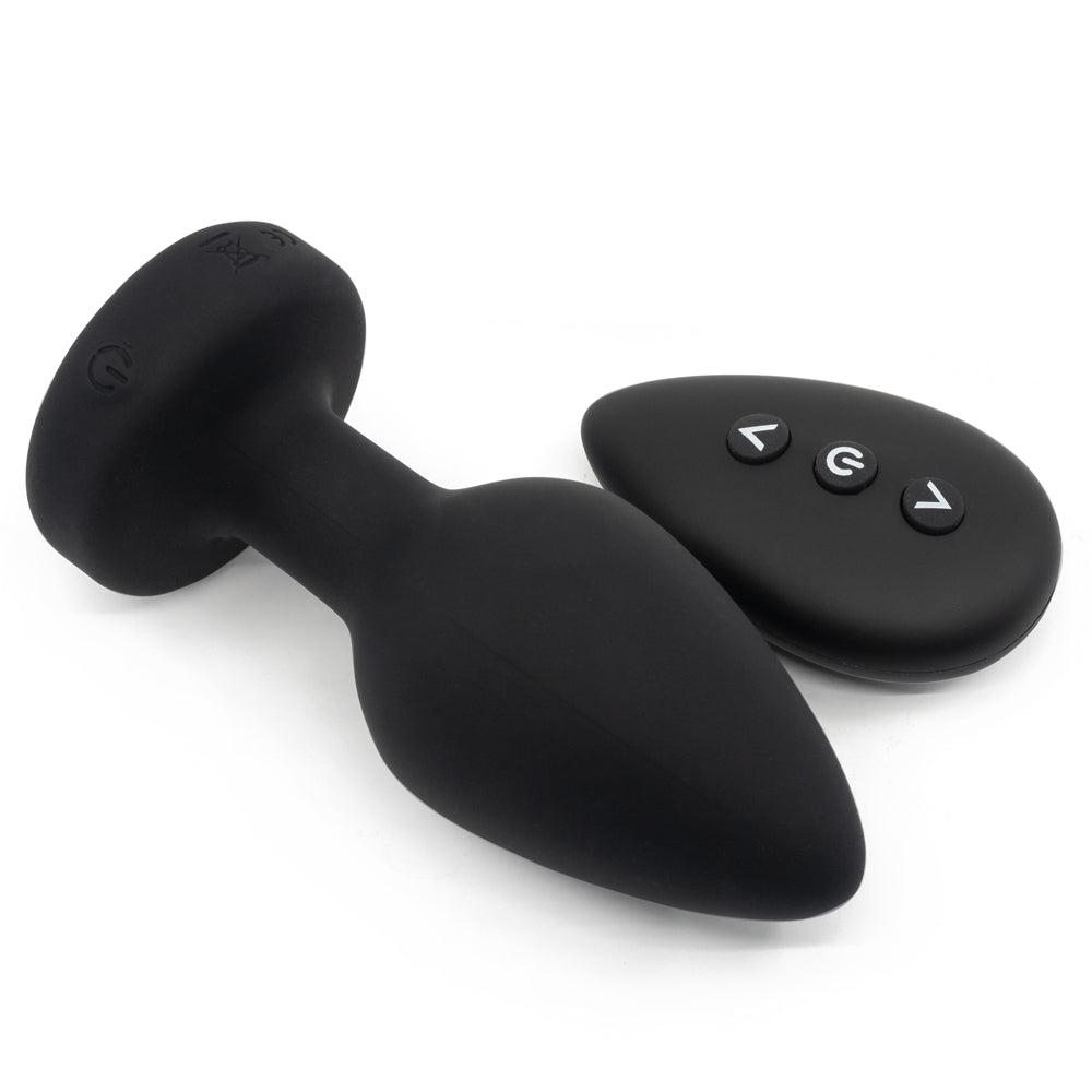 Remote Control Vibrating Jewel Butt Plug - Large Size for Women & Men, Rechargeable & Waterproof Anal Toy for Couples Play, BDSM, Solo Pleasure & Sensual Exploration