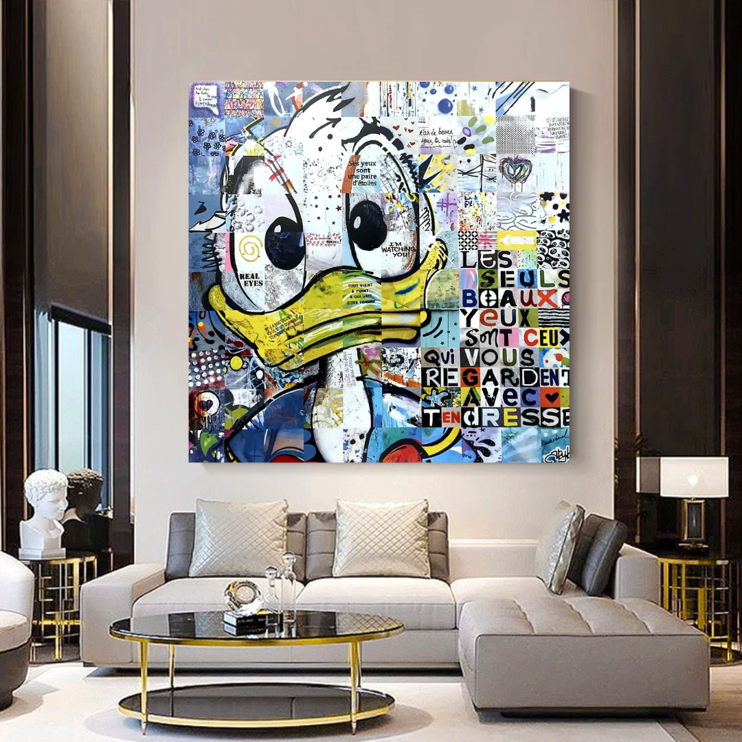 Donald Duck Poster - Cute Cartoon Wall Art for Disney Fans | Perfect for Kids' Rooms, Living Room Decor & Disney Themed Parties