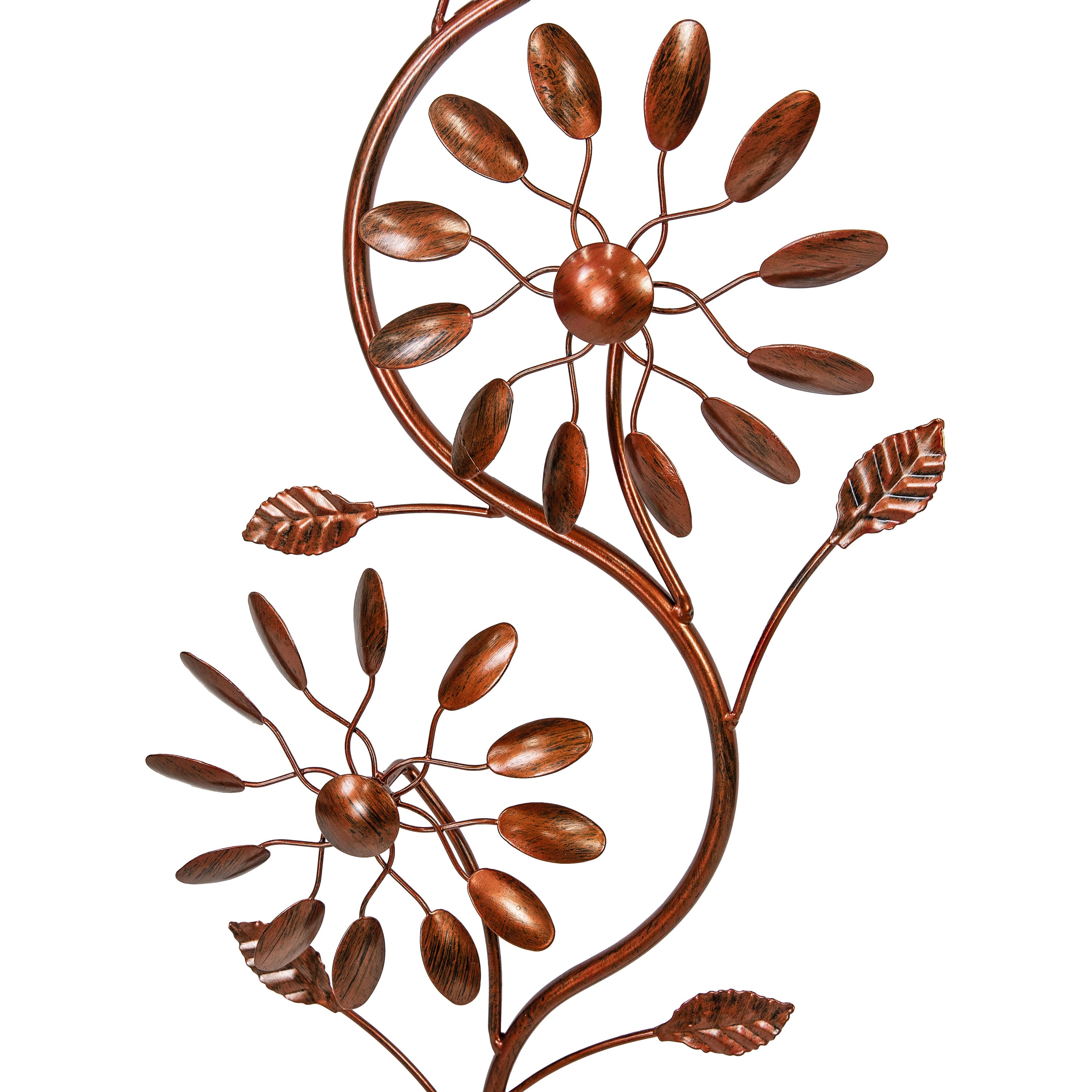 Sunnydaze Twirling Twigs Metal Wind Spinner - 48 Inch Outdoor Garden Decor, Windmill Spinner for Yard, Patio, Lawn - Durable Weather-Resistant Metal Wind Spinner for Home & Garden Decoration