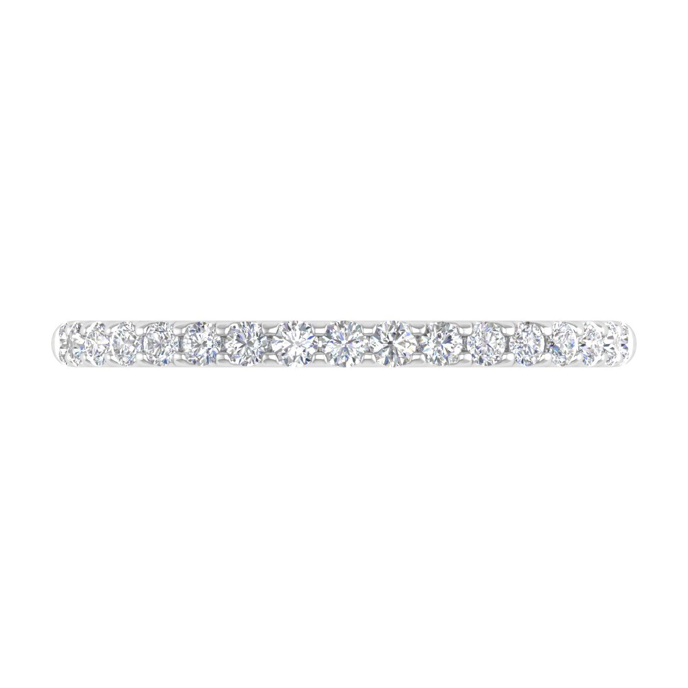 1/4 Carat Round Diamond Wedding Band Ring for Women - 10K Gold Engagement Ring, Anniversary Gift for Her - Perfect for Bridal, Proposals & Special Occasions