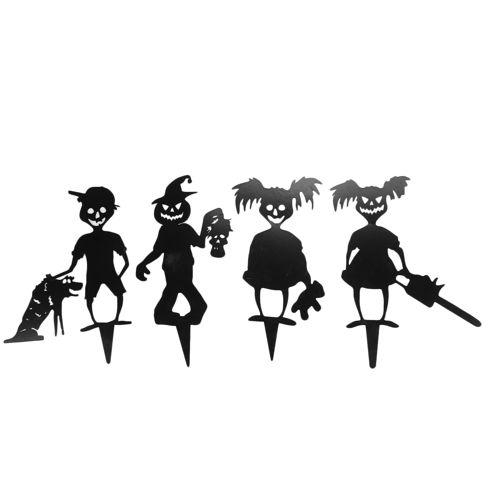 Zombie Girl Halloween Yard Stakes - Weatherproof Outdoor Decor, Durable Scary Garden Art for Lawn, Yard & Patio - Perfect for Spooky Halloween Displays & Haunted House Themes