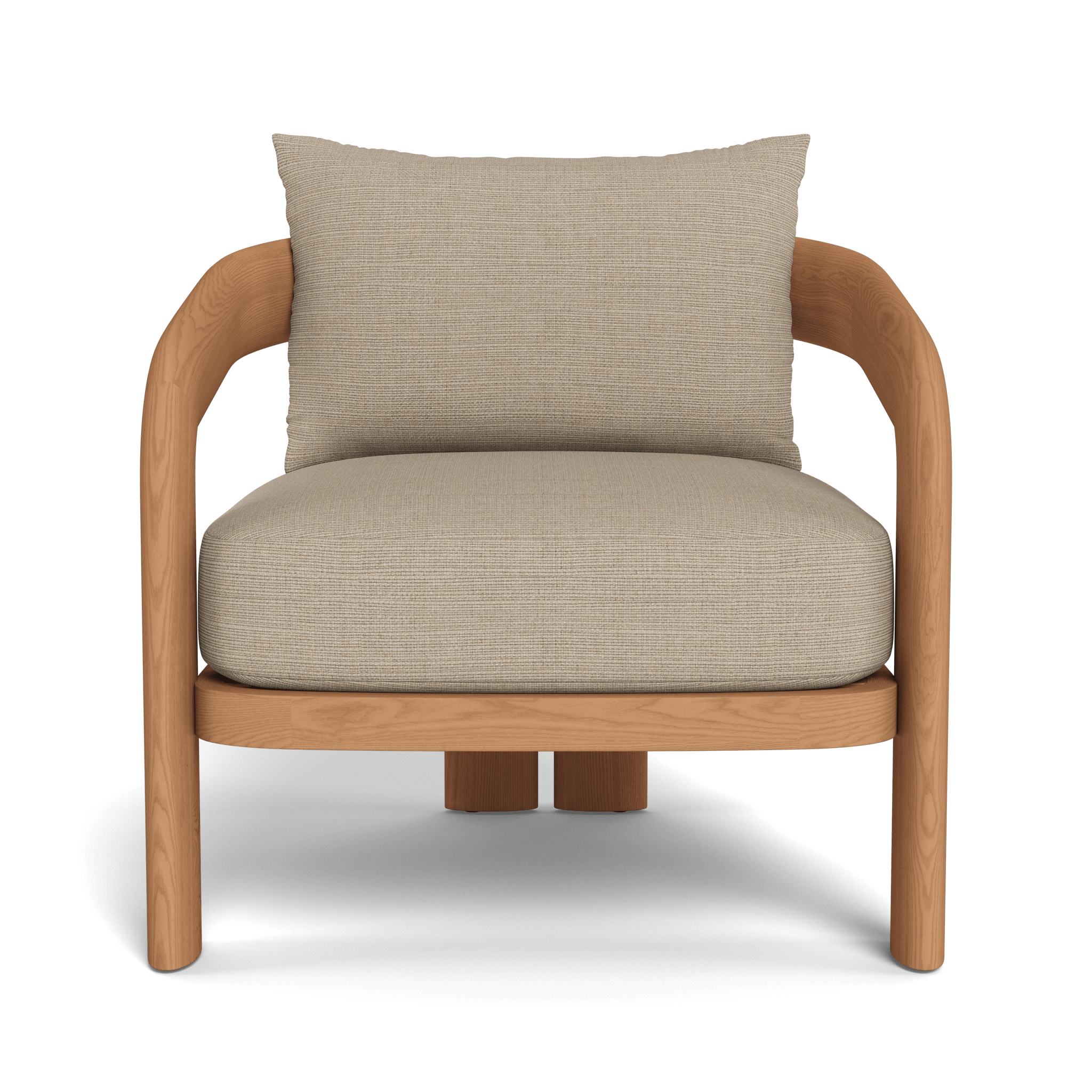 Chloe Lounge Chair - Modern Accent Chair for Living Room, Bedroom & Office - Comfortable Upholstered Armchair with Wooden Legs - Perfect for Relaxing, Reading & Decorating Your Home