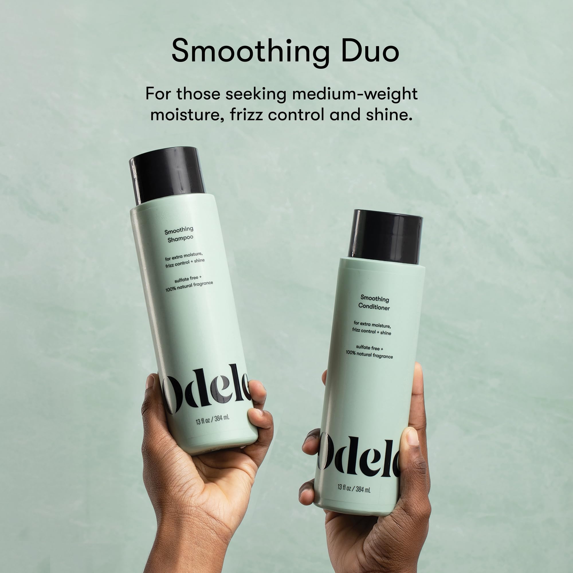 Sulfate-Free Shampoo & Conditioner Set with Leave-In Treatment - Hydrating, Frizz Control & Shine for Straight to Curly Hair | Daily Hair Care for Smooth, Healthy Locks at Home or Salon