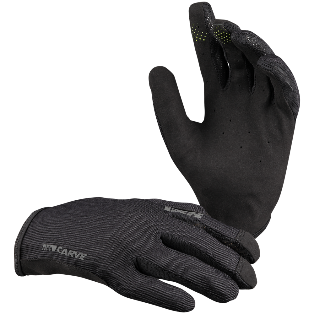 iXS Carve Full Finger Gloves - Durable Mountain Bike & Cycling Gloves for Men & Women - Perfect for Trail Riding, Downhill & BMX - Enhanced Grip & Protection