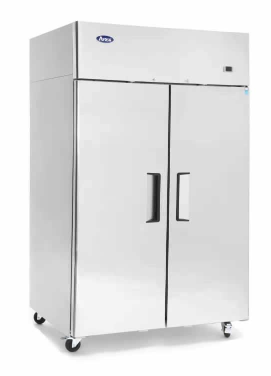 Atosa YBF9219 Commercial Double Door Top Mount Freezer - 21 cu.ft Stainless Steel Restaurant Equipment for Kitchen, Grocery Store & Catering Business