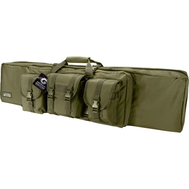 Barska BI12322 Loaded Gear 45 Tactical Rifle Bag - OD Green RX 200 - Durable Military Backpack for Hunting, Shooting Range & Outdoor Adventures