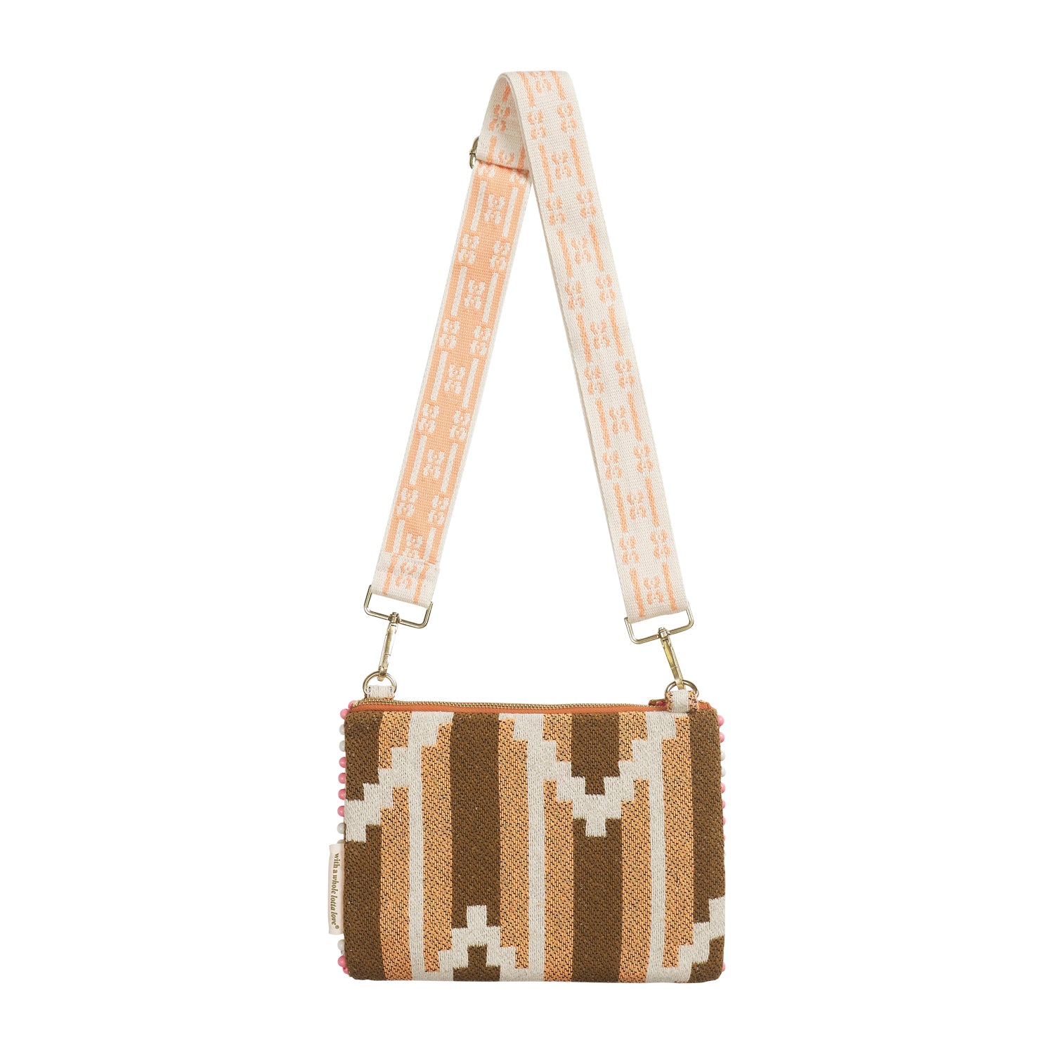 Anvi Beaded Clutch Bag for Women - Elegant Desert-Inspired Evening Clutch with Rhinestone Embellishments | Perfect for Weddings, Parties, and Special Occasions