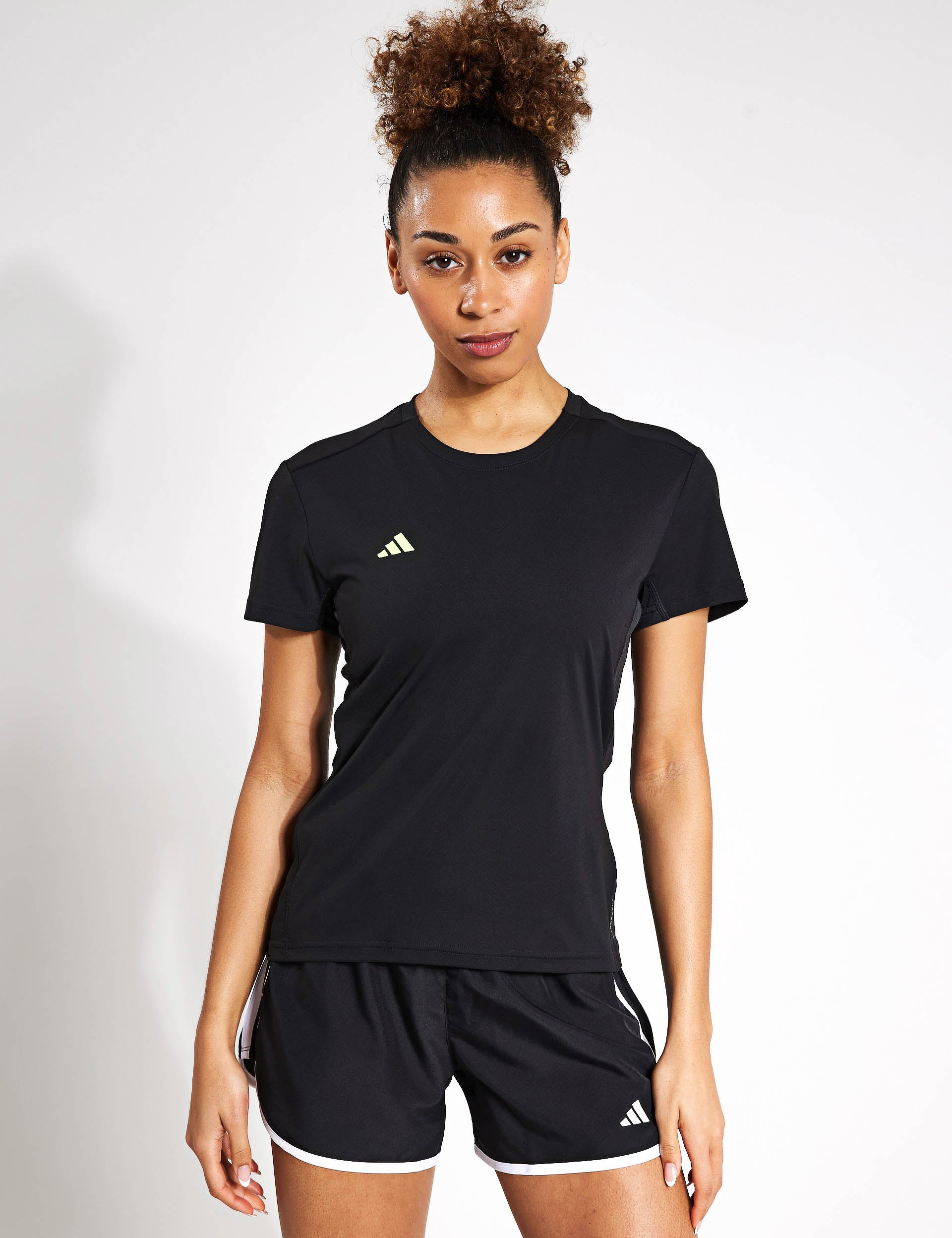 Adizero Essentials Running T-Shirt for Men & Women - Lightweight, Moisture-Wicking Performance Shirt - Black - Perfect for Marathon Training & Gym Workouts