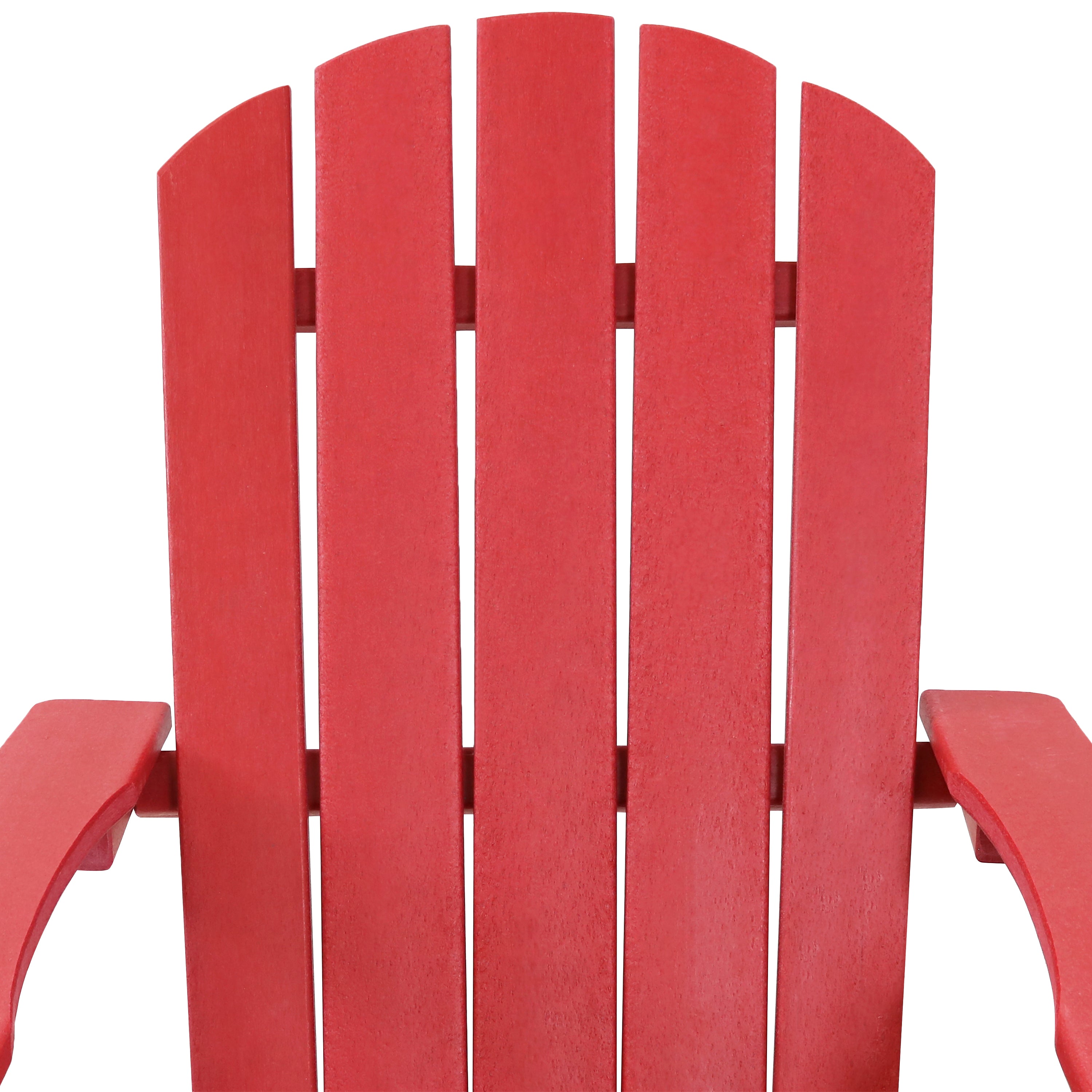 Premium Sunnydaze All-Weather 2-Tone Outdoor Adirondack Chair with Cup Holder - Durable Patio Furniture for Garden, Poolside & Backyard Relaxation