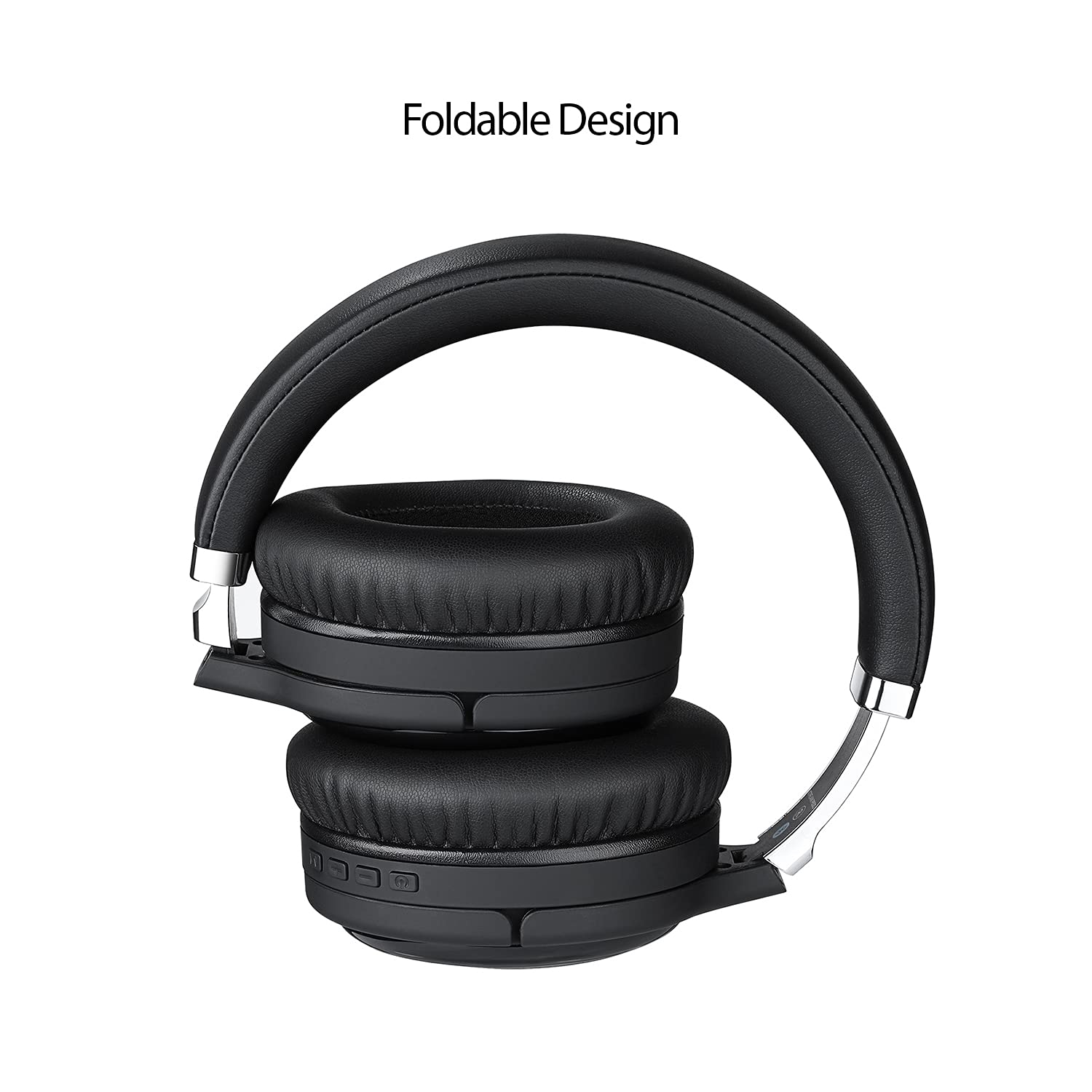 Premium Bluetooth Active Noise Cancelling Headphones with Built-in Mic - Perfect for Travel, Work & Gym