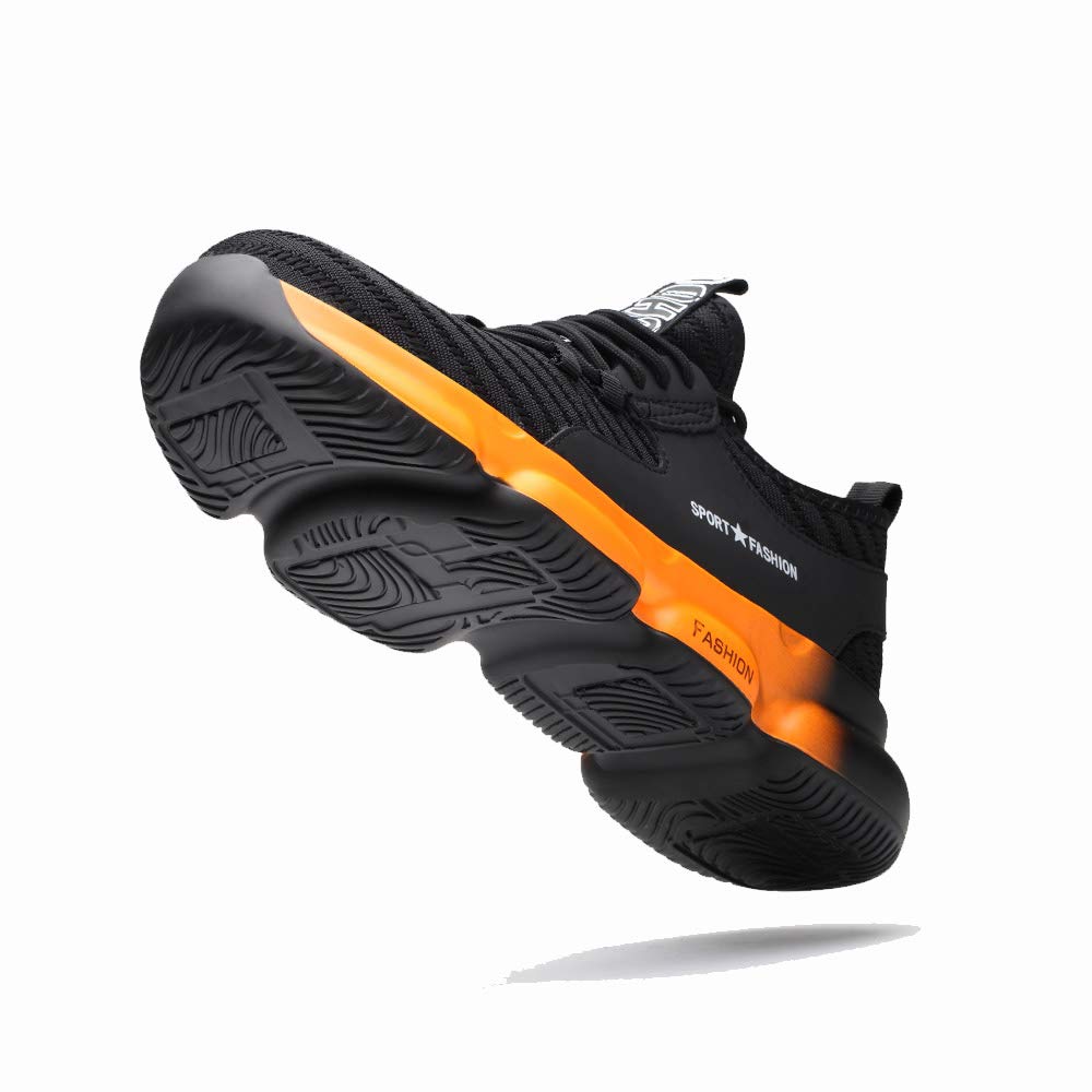 Steel Toe Work Shoes for Men & Women - Lightweight Safety Sneakers with Breathable Design for Construction & Industrial Workers | Perfect for Warehouse, Factory & Outdoor Job Sites