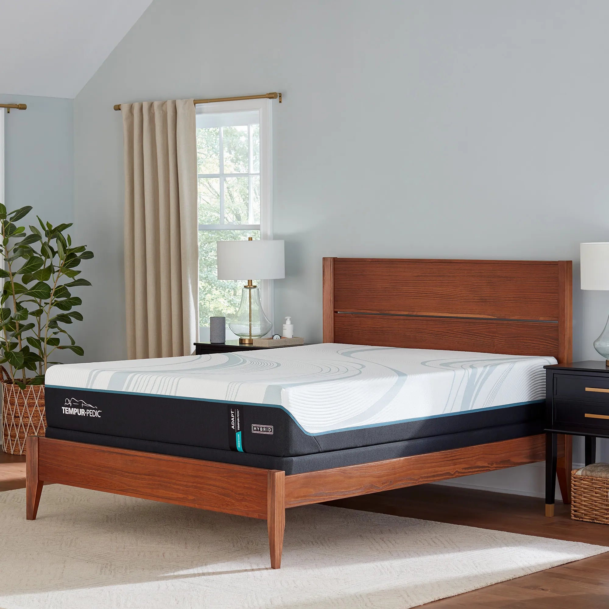 TEMPUR Adapt® Medium Hybrid Mattress - Premium Memory Foam & Coil Support for Back Pain Relief - Perfect for Side Sleepers & Couples - Bedroom, Guest Room, Master Suite