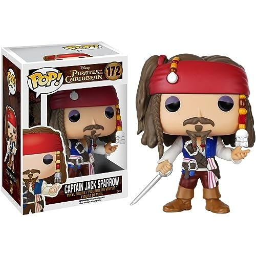 Disney Pirates of the Caribbean Jack Sparrow Costume Set for Adults - Halloween Cosplay, Movie Party, and Themed Events