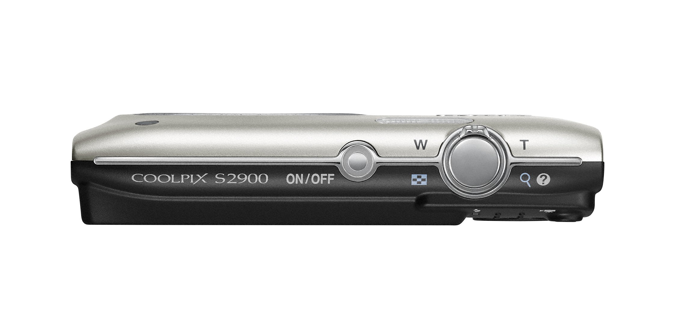 Nikon COOLPIX S2900 16MP Digital Camera with 8x Optical Zoom - Silver (S2900SL) | Compact & Lightweight for Travel, Vlogging & Everyday Photography