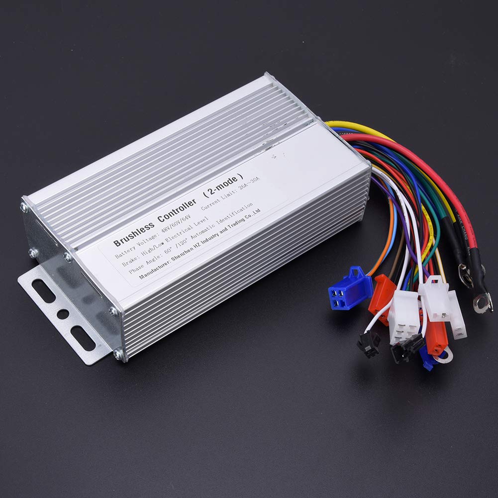Xunn 48V 60V 2000W Brushless Motor Controller for Electric Bike, Scooter & Skateboard - Waterproof, Compact 7x3.3x1.6 Inch Design - Perfect for Commuting, Off-Road & Urban Transportation