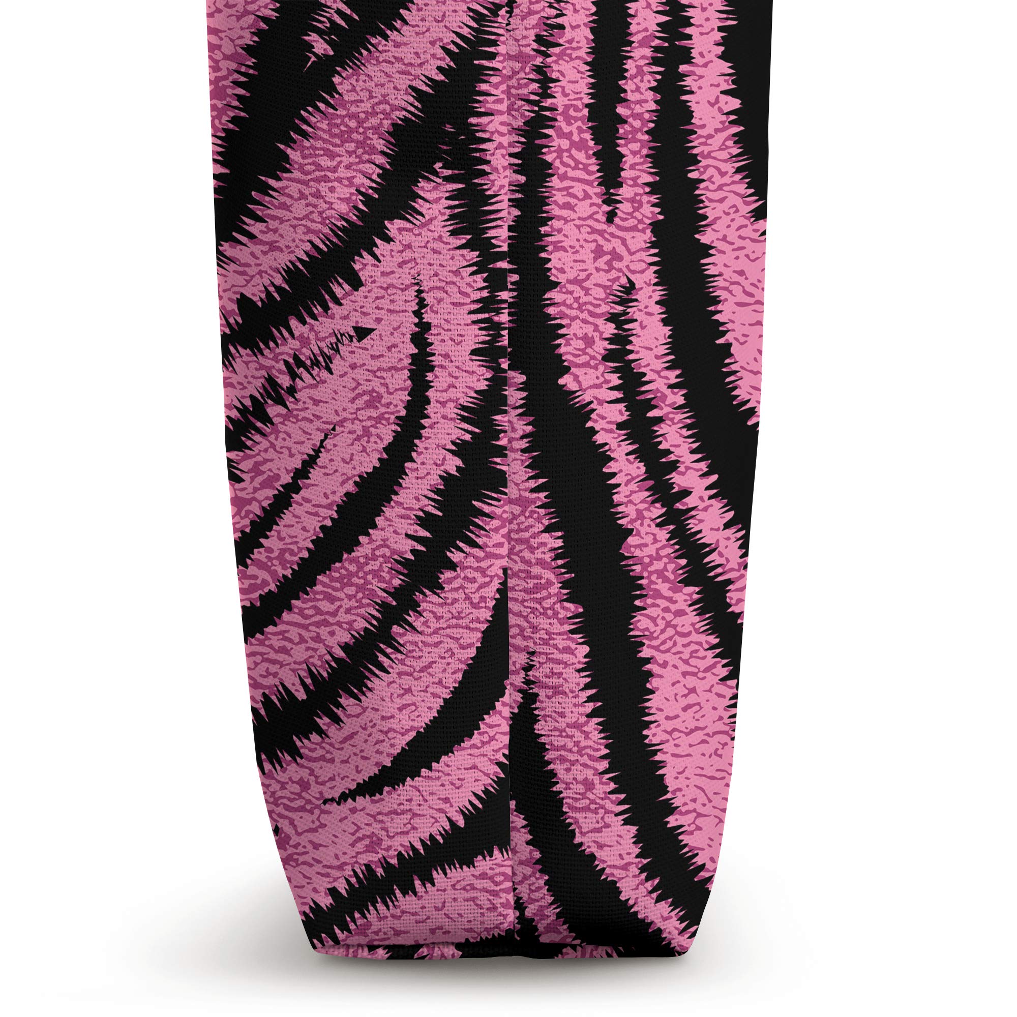 Stylish Pink Zebra Print Tote Bag for Women - Fashionable Large Shoulder Bag - Perfect for Work, Shopping & Beach Day