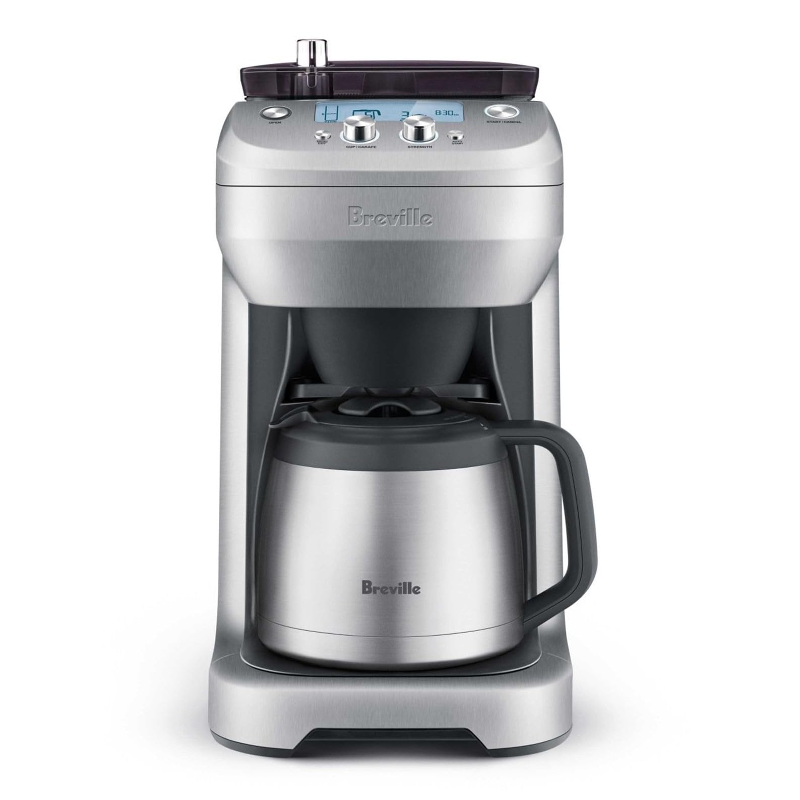 Breville BDC650BSS Grind Control Coffee Maker with Built-in Grinder - Brushed Stainless Steel & Thermal Carafe - Perfect for Home, Office, and Entertaining