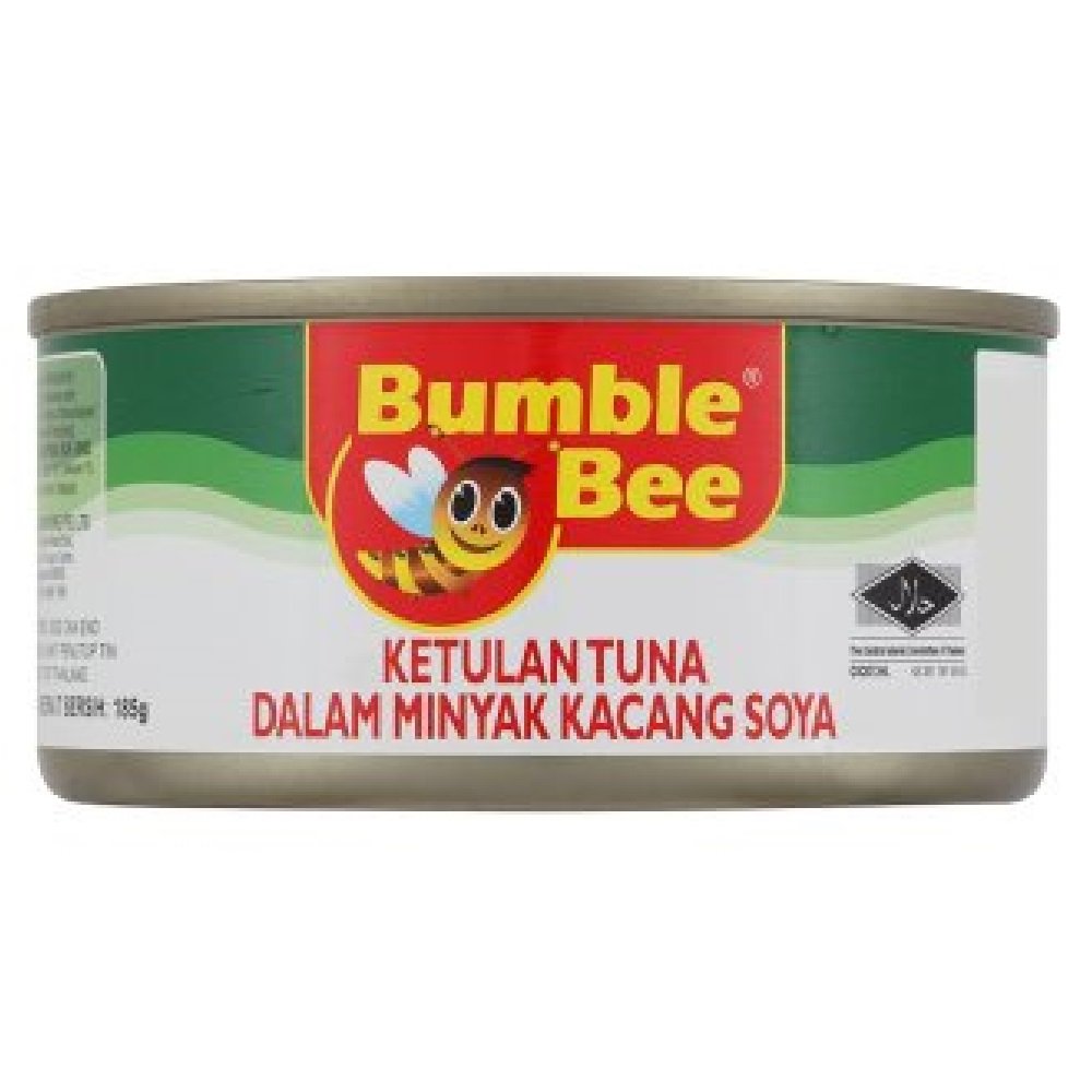 Bumble Bee Chunk Light Tuna in Soybean Oil - 185g (6-Pack) | High Protein Canned Tuna for Salads, Sandwiches & Quick Meals | Shelf-Stable Pantry Essential