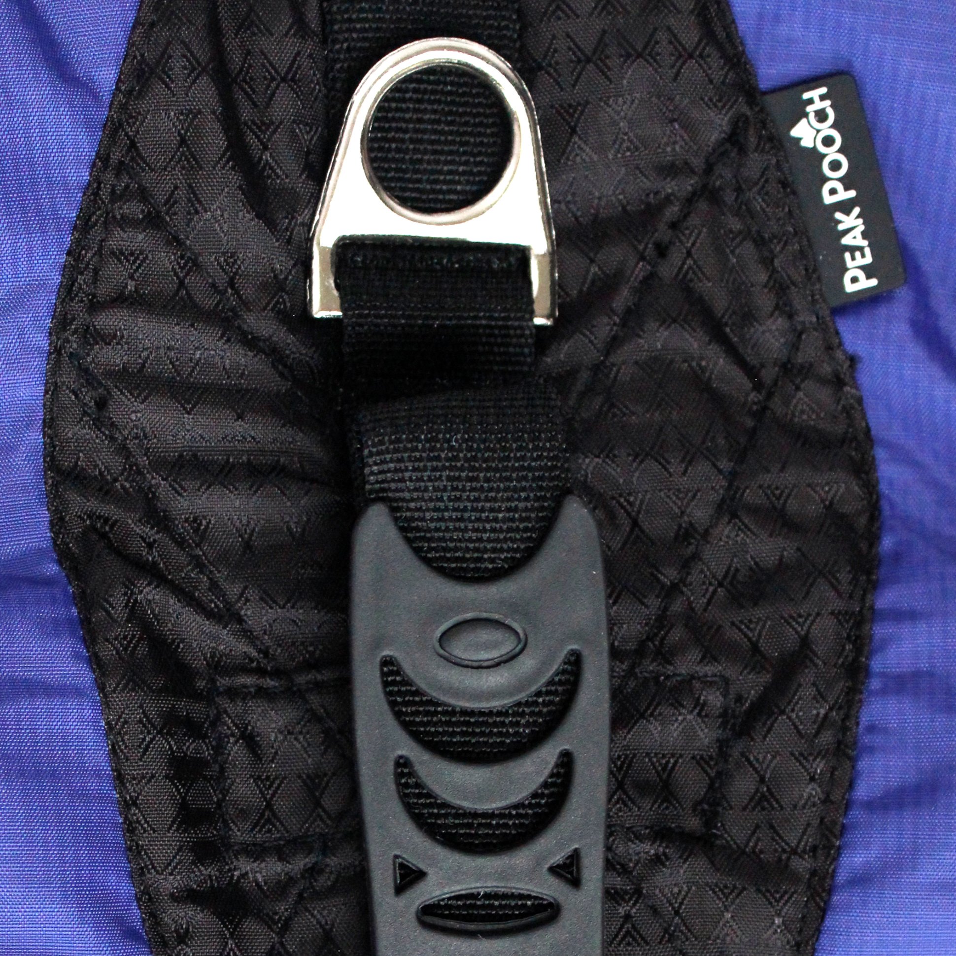 No-Pull Dog Harness with Padded Mesh Fabric, Reflective Trim & Lifting Handles - Adjustable Buckle Straps for Medium & Large Dogs - Blue Pet Vest for Walking, Hiking & Training - Comfortable & Secure Dog Gear