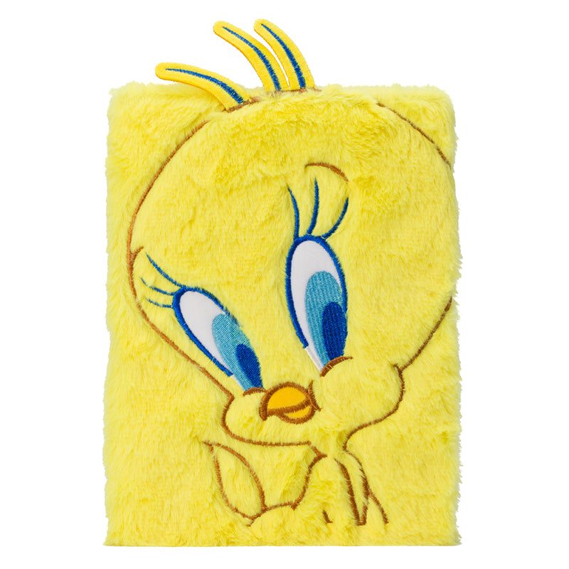 Looney Tunes Tweety Bird Plush Journal - Soft Cover Notebook for Kids & Adults - Perfect for School, Office, and Travel Use
