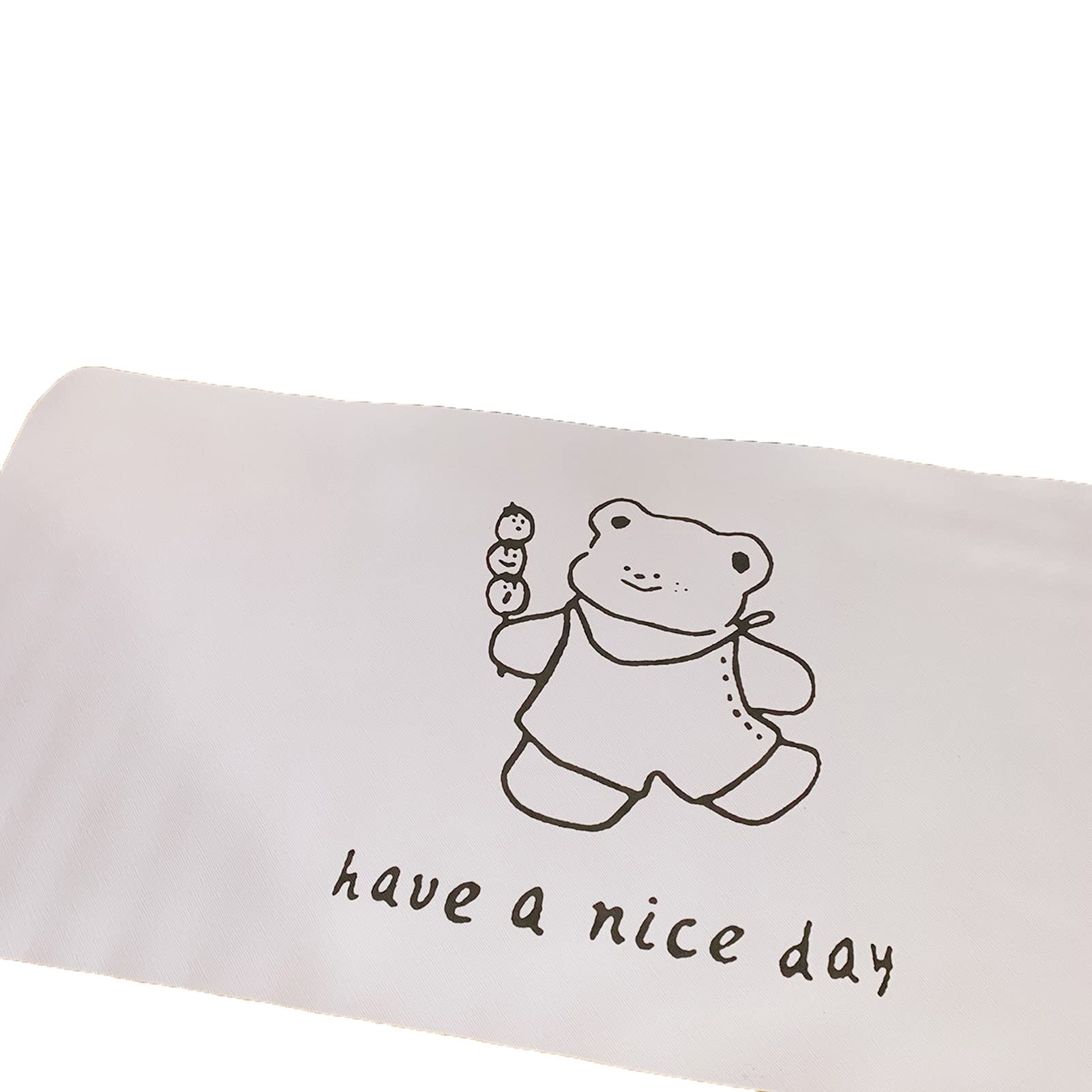 Ergonomic Mouse Pad with Smooth Faux Leather Surface - Large Non-Slip Desk Mat for Optical Mice, Cute Cartoon Design for Office & Gaming Use