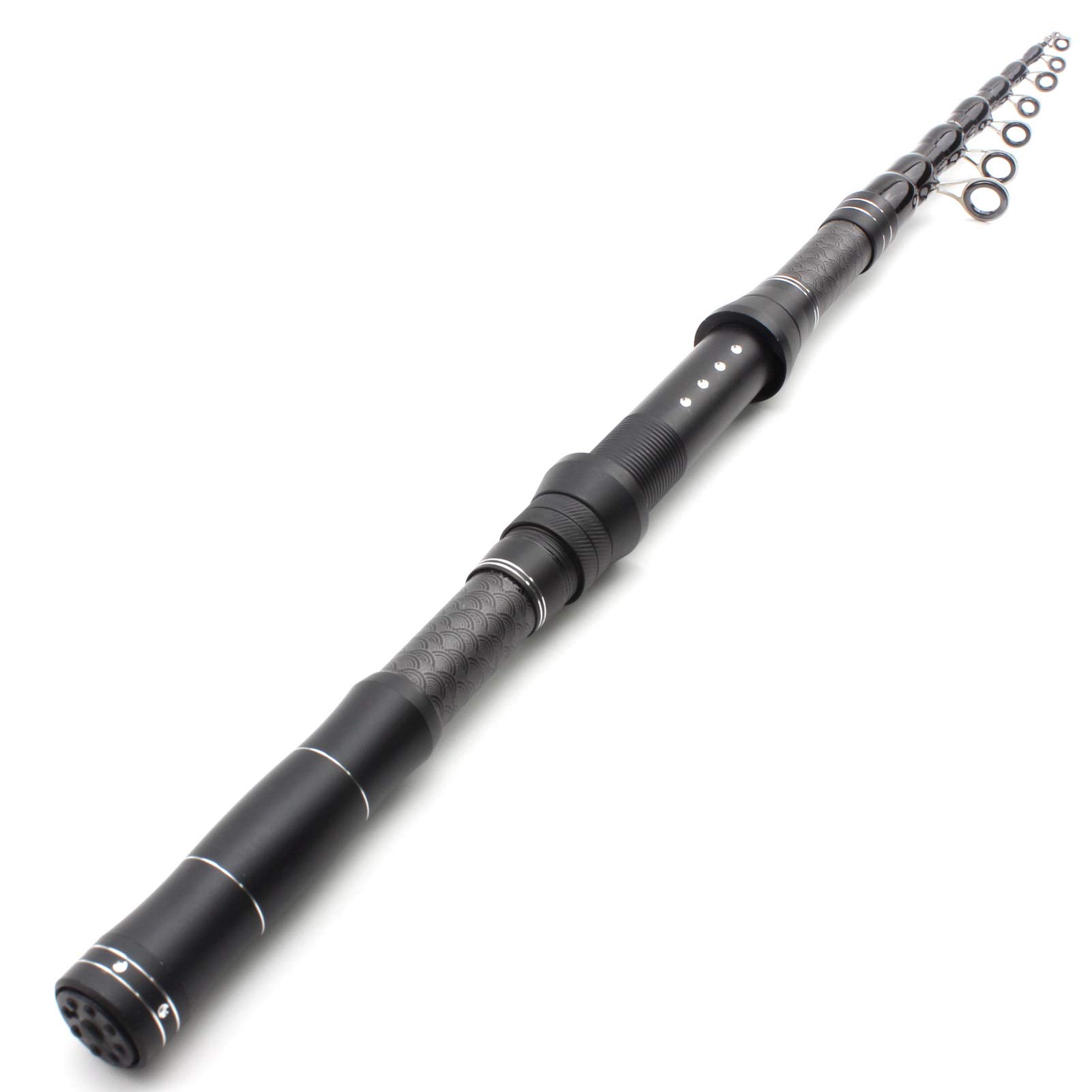 ZYHYD Telescopic Fishing Rod 1.8m-3.0m Carbon Fiber Ultra-Short Travel Rod for Carp Trout Bait Fishing - Portable Spinning Rod for Long Casting & Outdoor Adventures